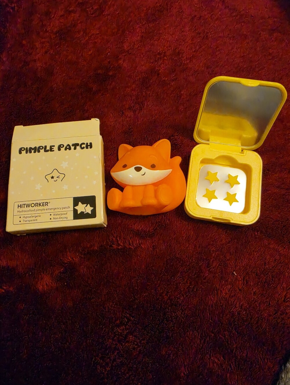 🆕 Mirror Compact Case With Hydrocolloid Pimple Patches